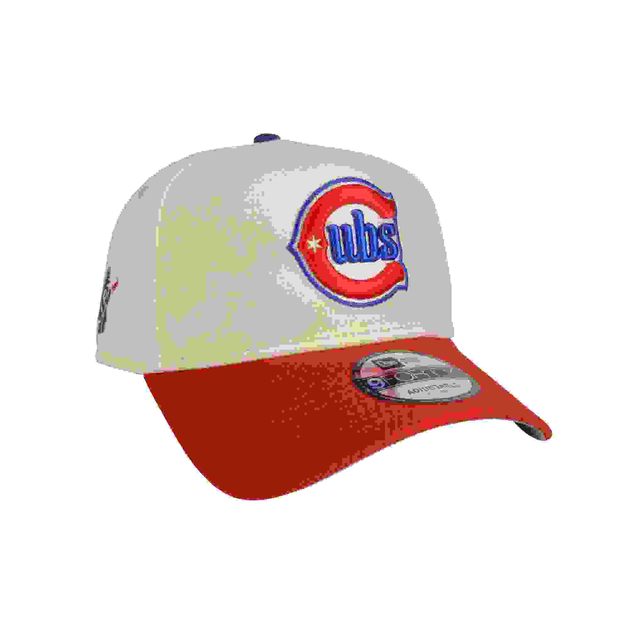 New Era Chicago Cubs 9FORTY A-Frame Cream/Red Snapback Hat